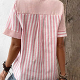 Klassisk Stribet Bluse