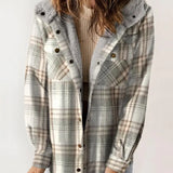 Georgia | Hygge Ternet Jakke med Fleecefor