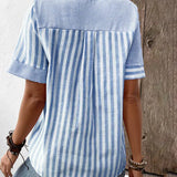 Klassisk Stribet Bluse