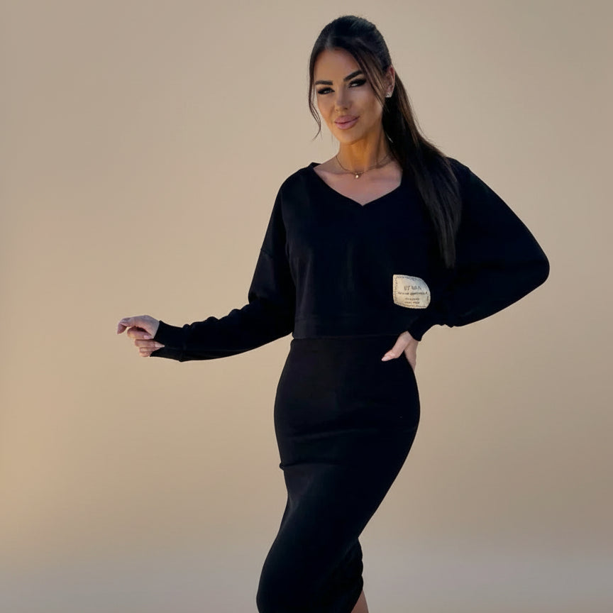 Betty | 2-delt sæt (Sweatshirt og kjole)