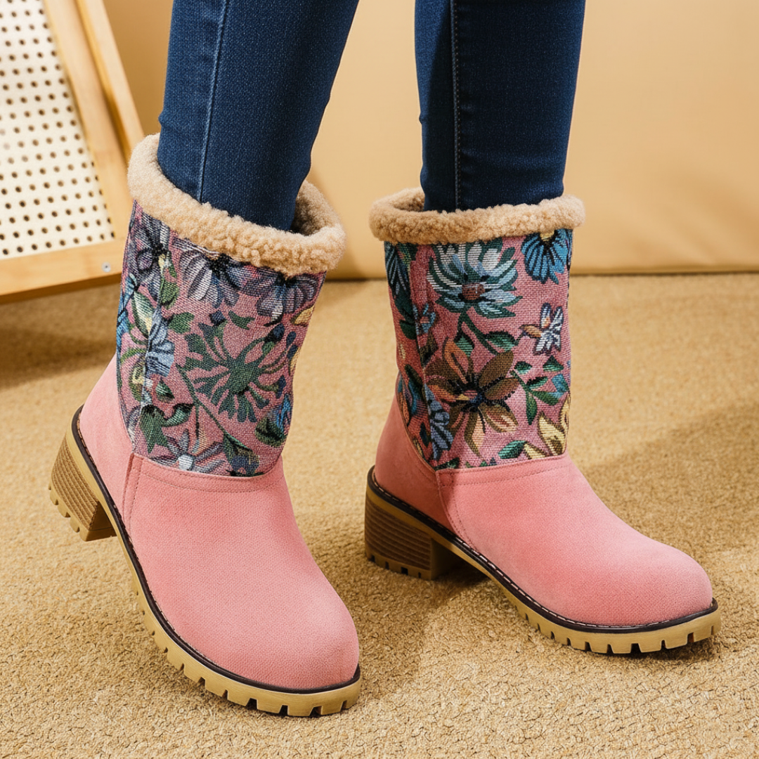 Alma - Vinterstøvlet med hæl og 2-i-1-design