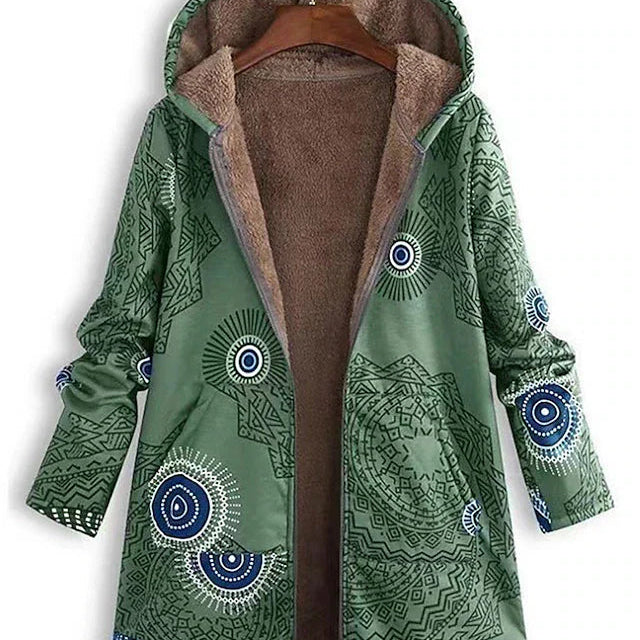 Aerilyn – Varm og blød parka med lommer