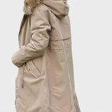 Farid – Efterårsjakke med hætte og blød krave