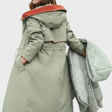 Farid – Efterårsjakke med hætte og blød krave