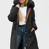 Farid – Efterårsjakke med hætte og blød krave