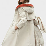 Farid – Efterårsjakke med hætte og blød krave