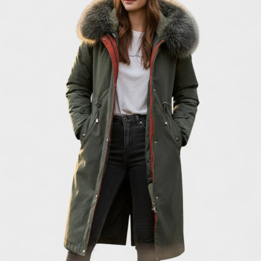 Farid – Efterårsjakke med hætte og blød krave