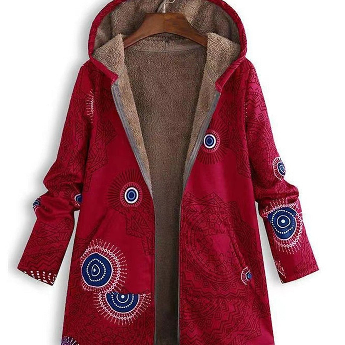 Aerilyn – Varm og blød parka med lommer